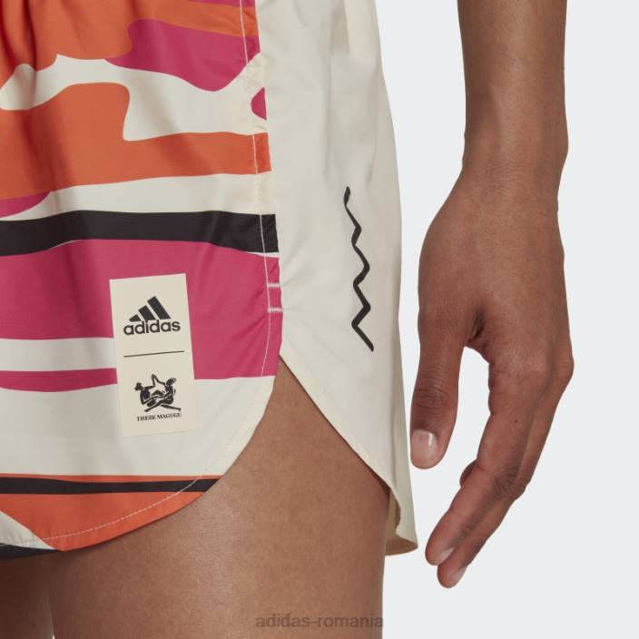 Adidas ecru tint thebe magugu run fast running pantaloni scurți adidas femei nuanță ecru 2JBN23601