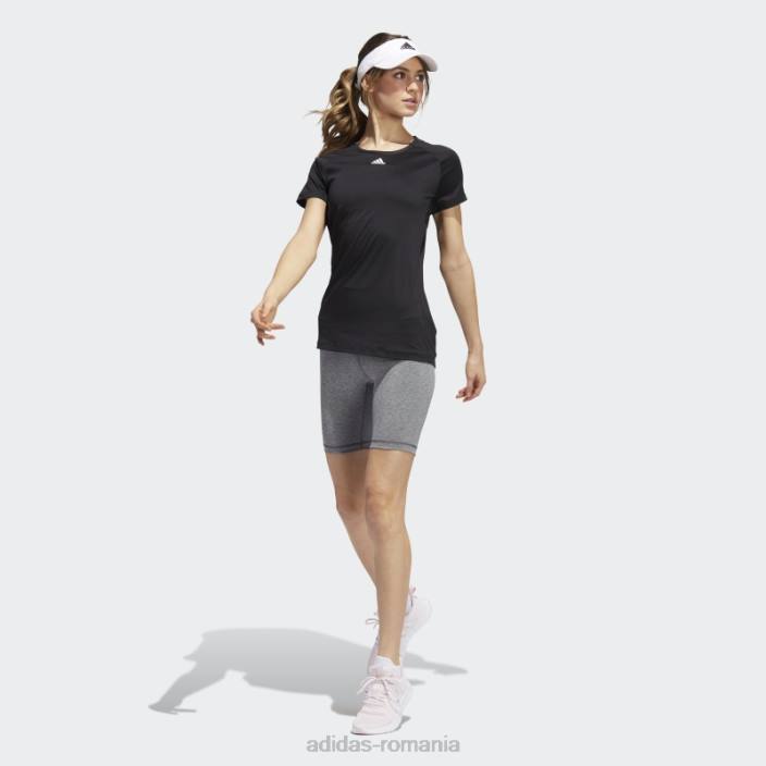Adidas jambiere scurte gri închis heather optime training bike femei erica gri închis 2JBN23644
