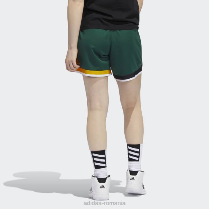 Adidas pantaloni scurți candace parker verde închis femei verde inchis 2JBN23674