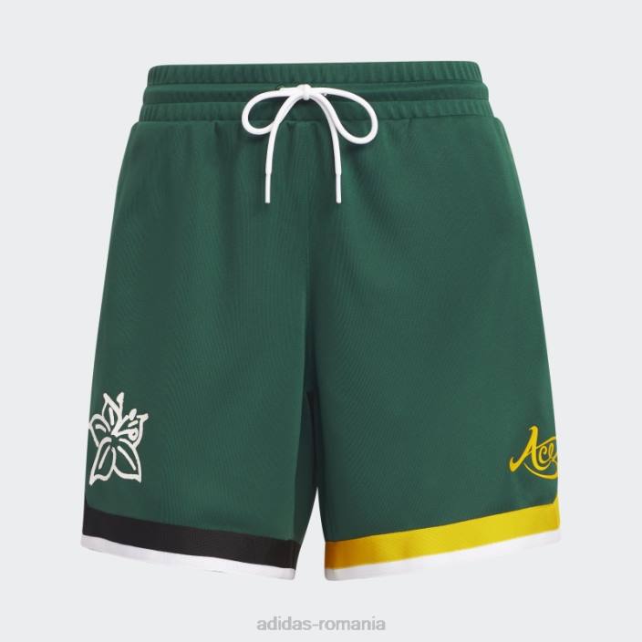 Adidas pantaloni scurți candace parker verde închis femei verde inchis 2JBN23674