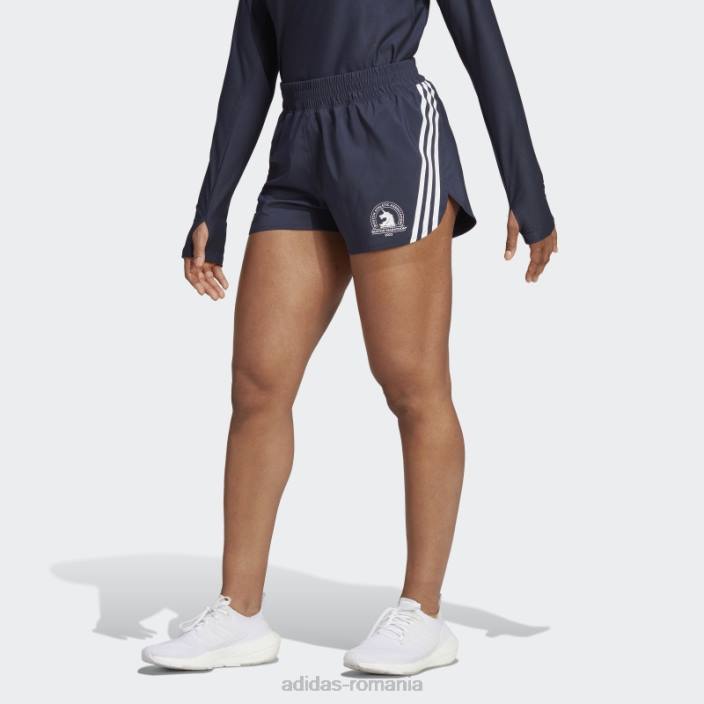 Adidas pantaloni scurți de alergare boston marathon 2023 ink adidas femei cerneală 2JBN23610