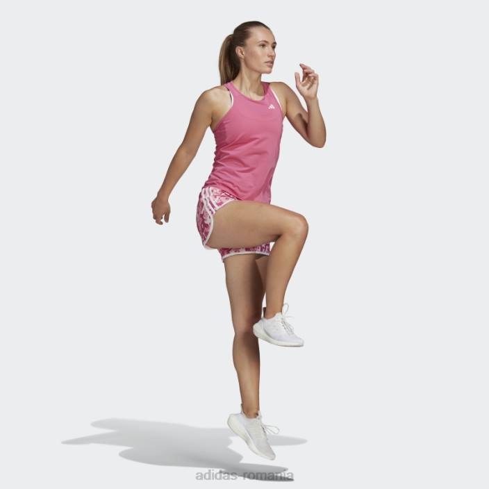 Adidas pantaloni scurți de alergare camo maraton 20 roz femei roz 2JBN23678