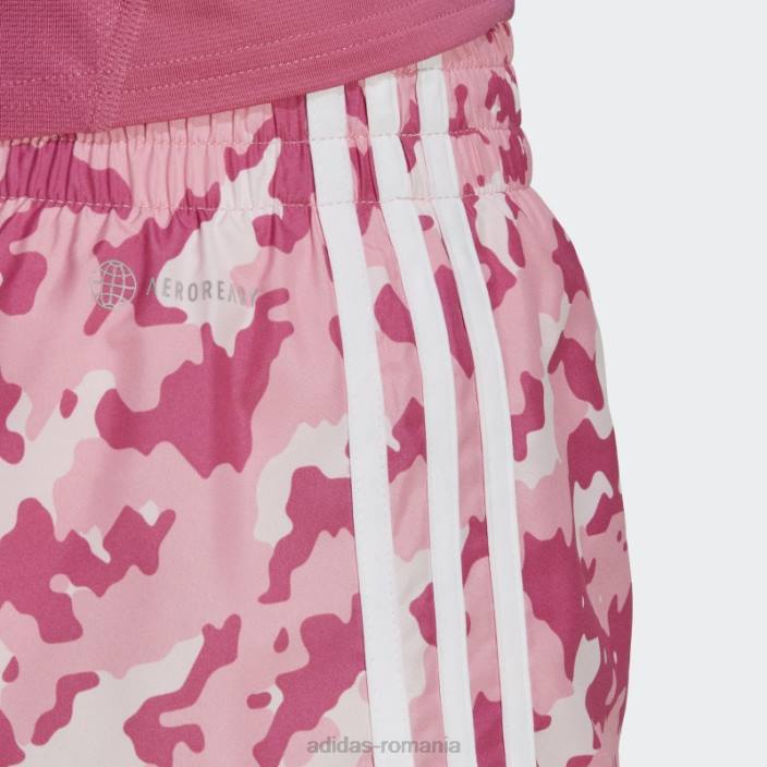 Adidas pantaloni scurți de alergare camo maraton 20 roz femei roz 2JBN23678