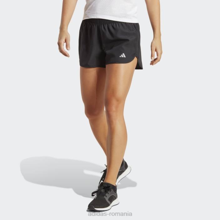Adidas pantaloni scurți de alergare marathon 20 negru adidas femei negru 2JBN23568