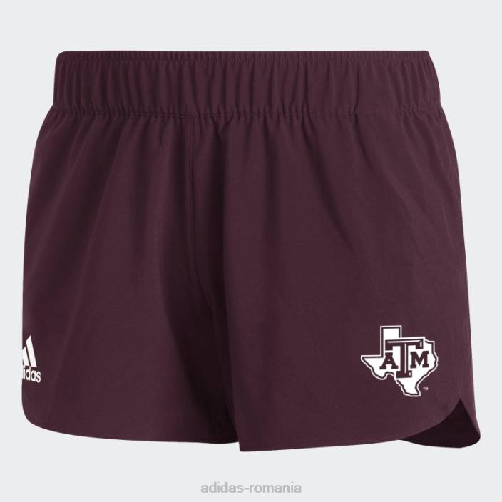 Adidas pantaloni scurți de antrenament multi aggies sideline 21 femei multi/maro/alb 2JBN23680