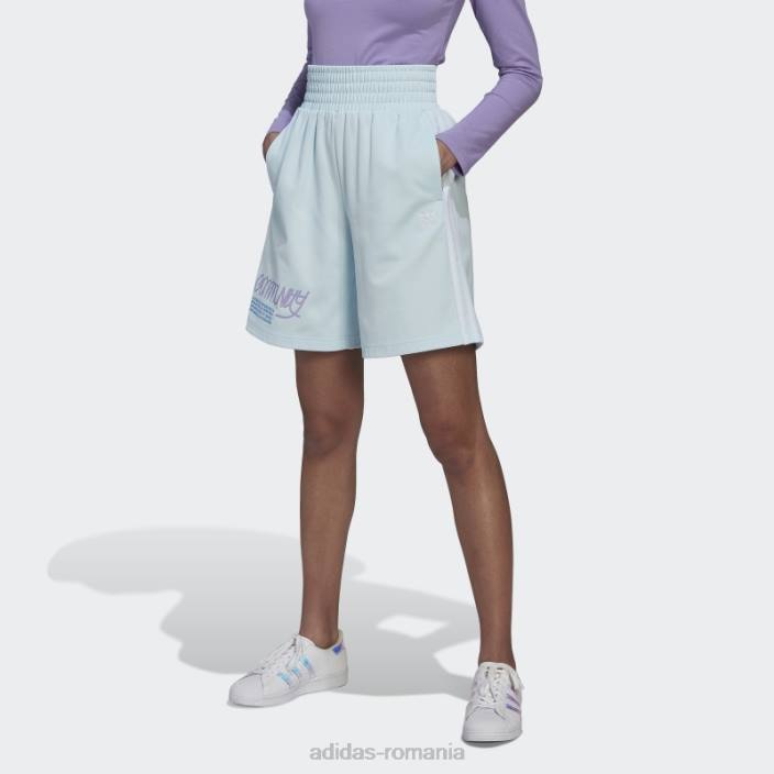 Adidas pantaloni scurți de box albastru femei albastru 2JBN23605