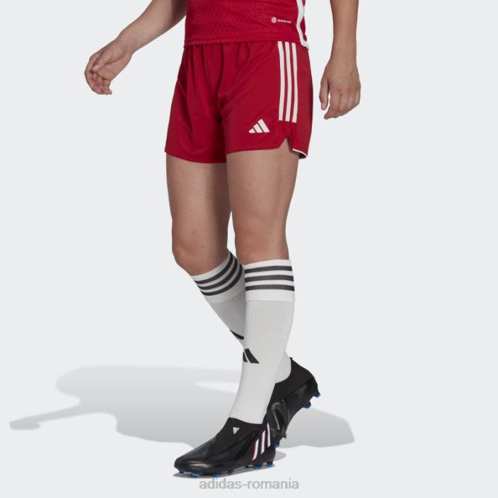 Adidas pantaloni scurți de liga tiro 23 alb elegant femei rosu alb 2JBN23606