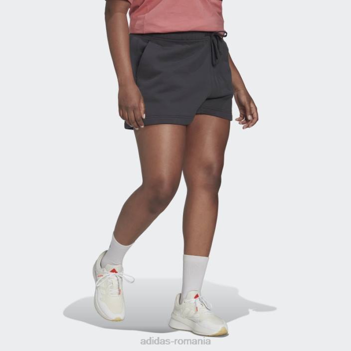 Adidas pantaloni scurți de transpirație (plus mărime) carbon femei carbon 2JBN23329