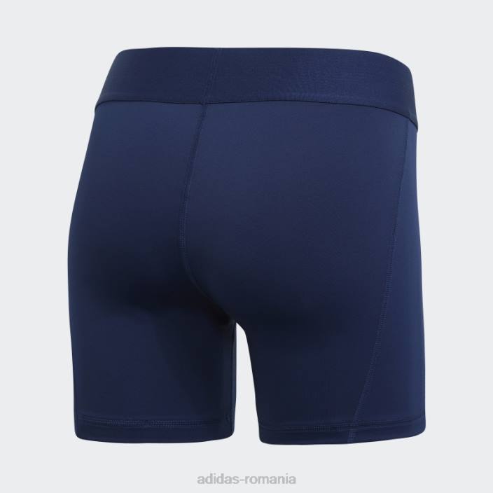 Adidas pantaloni scurți de volei techfit bleumarin adidas femei bleumarin/alb 2JBN23670