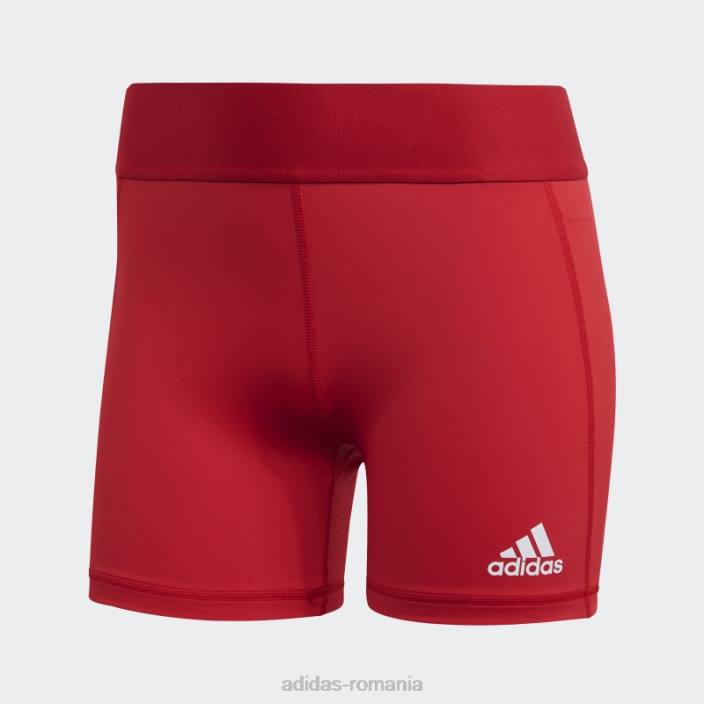 Adidas pantaloni scurți de volei techfit roșii adidas femei rosu alb 2JBN23676