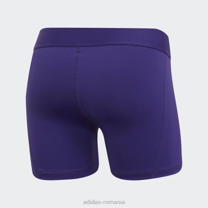 Adidas pantaloni scurți de volei techfit violet colegiu femei colegiu violet/alb 2JBN23687