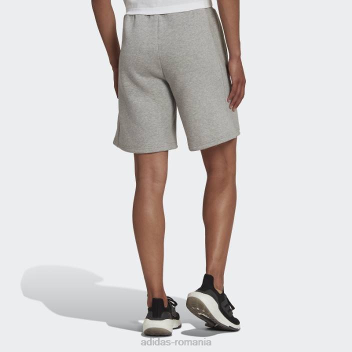 Adidas pantaloni scurți din lână gri mediu all szn femei gri mediu 2JBN23638