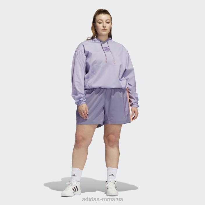 Adidas pantaloni scurți hoop york city pinned (plus size) tech violet adidas femei tech violet 2JBN23358