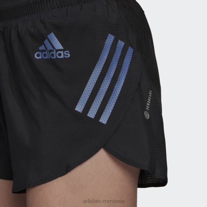 Adidas pantaloni scurți negri adizero running split femei negru 2JBN23626