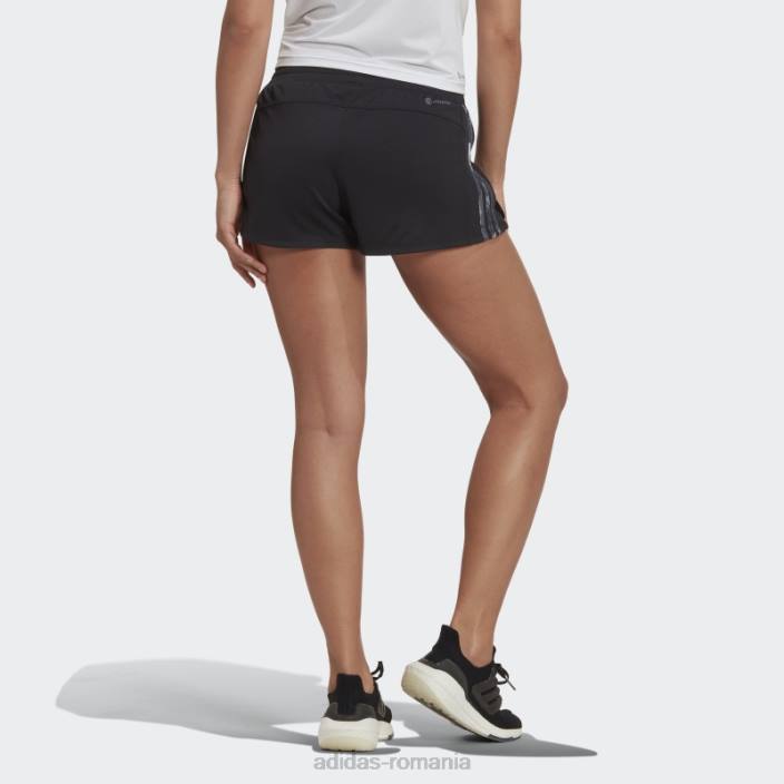 Adidas pantaloni scurți negri aeroready pentru antrenament floral femei negru/violet met 2JBN23692