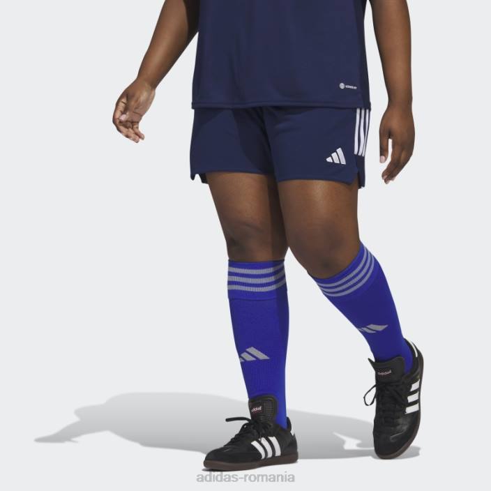 Adidas pantaloni scurți tiro 23 bleumarin femei bleumarin/alb 2JBN23344