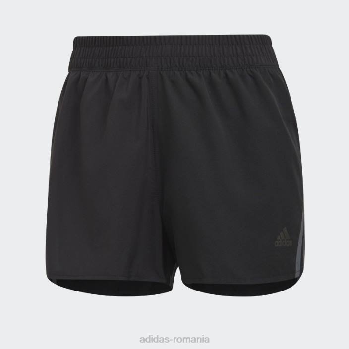 Adidas run icons pantaloni scurți de alergare cu 3 dungi negru adidas femei negru 2JBN23616