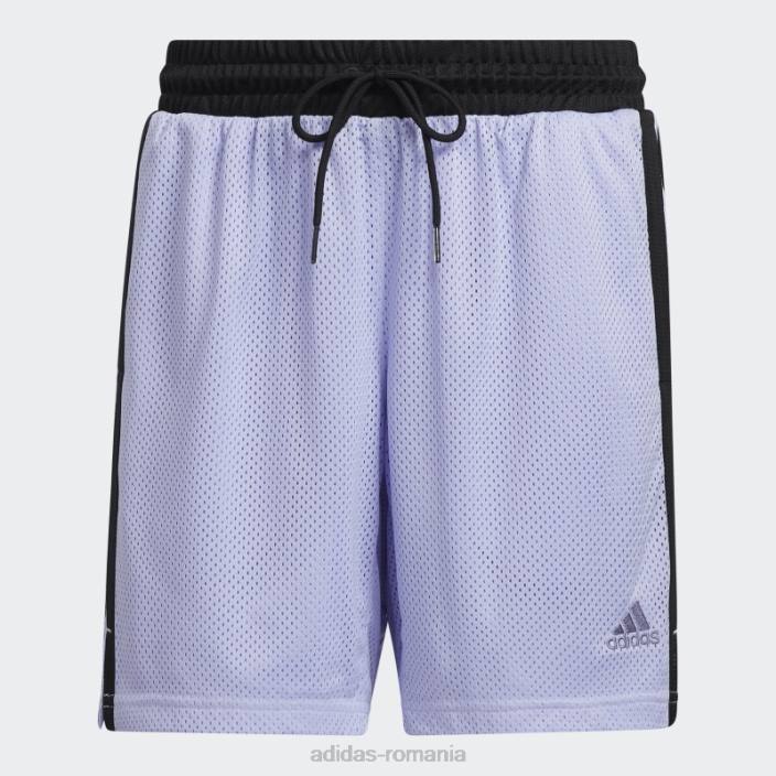 Adidas ton violet femei în pantaloni scurți aeroready adidas femei ton violet/negru 2JBN23691