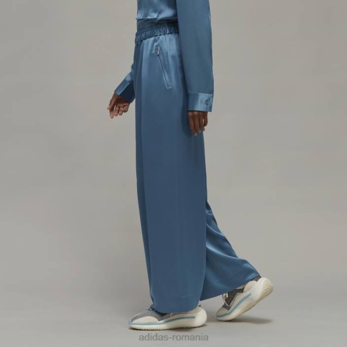 Adidas Pantaloni largi din mătase adidas y-3 femei2JBN23960