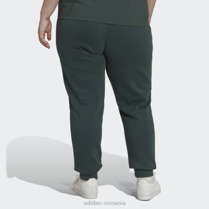 Adidas adicolor essentials fleece slim pantaloni de jogging (plus size) verde mineral femei verde mineral 2JBN23347