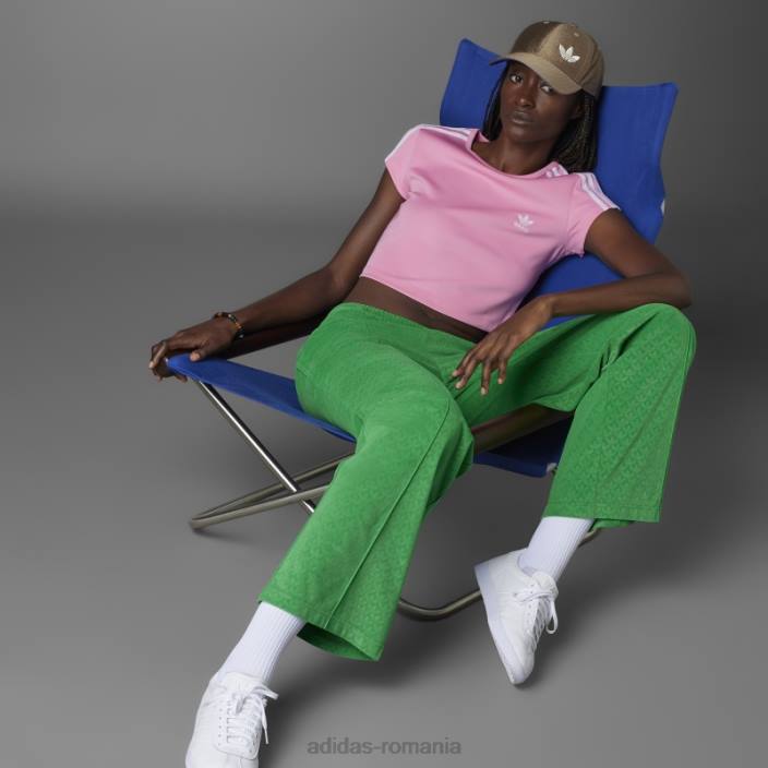 Adidas adicolor heritage now velur pantaloni verzi femei verde 2JBN23881