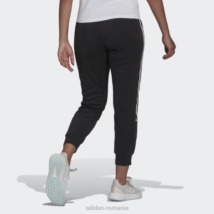 Adidas aeroready, fabricați pentru antrenament, pantaloni de bumbac negri femei negru 2JBN23834