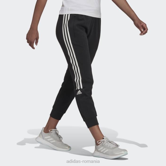 Adidas aeroready, fabricați pentru antrenament, pantaloni de bumbac negri femei negru 2JBN23834