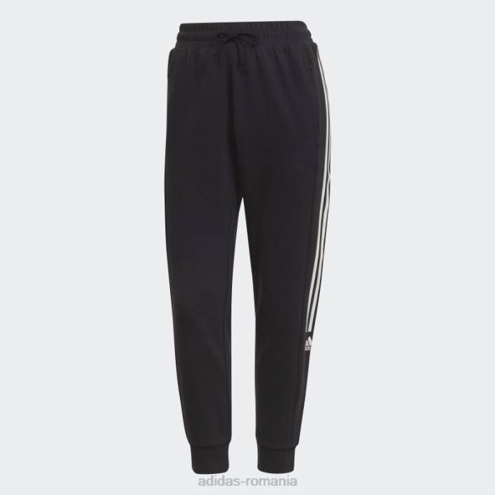 Adidas aeroready, fabricați pentru antrenament, pantaloni de bumbac negri femei negru 2JBN23834