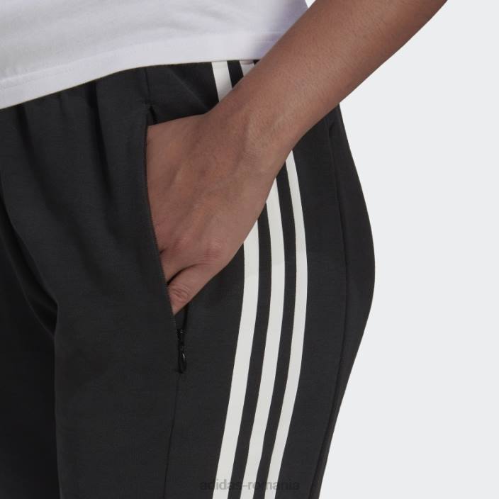 Adidas aeroready, fabricați pentru antrenament, pantaloni de bumbac negri femei negru 2JBN23834