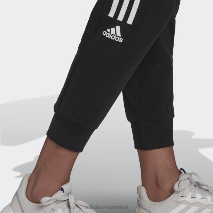 Adidas aeroready, fabricați pentru antrenament, pantaloni de bumbac negri femei negru 2JBN23834