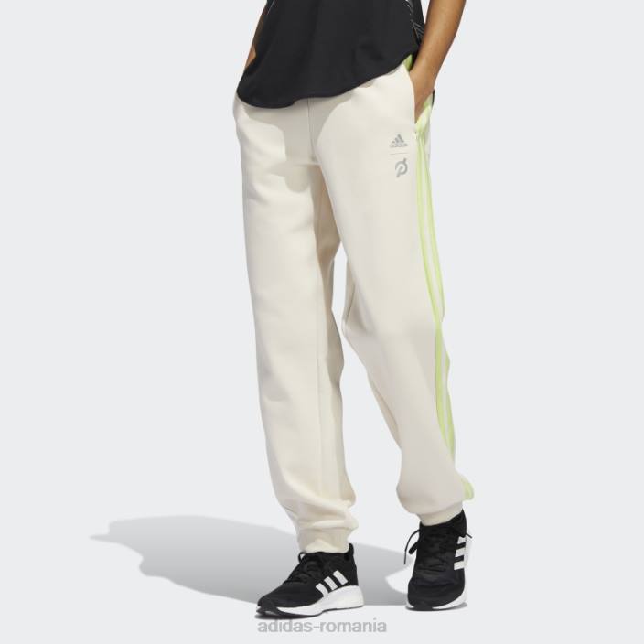 Adidas alb capabil de măreție joggeri femei alb 2JBN23884