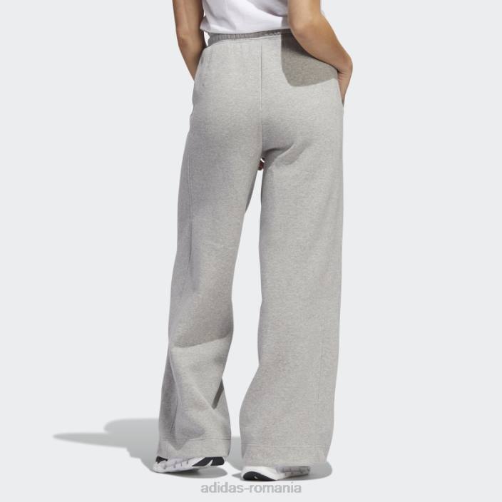 Adidas all szn fleece pantaloni largi gri mediu adidas femei gri mediu 2JBN23940