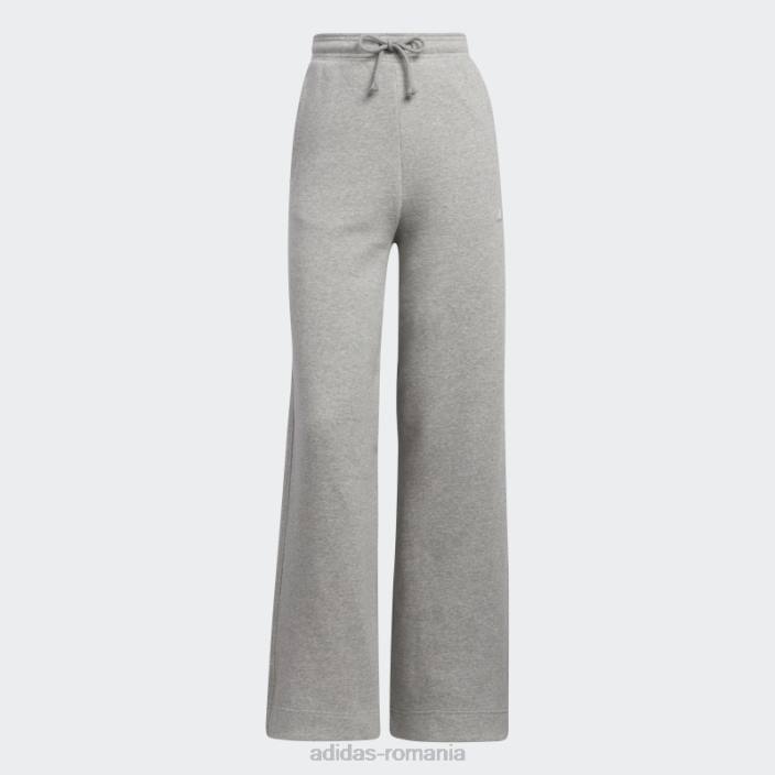 Adidas all szn fleece pantaloni largi gri mediu adidas femei gri mediu 2JBN23940