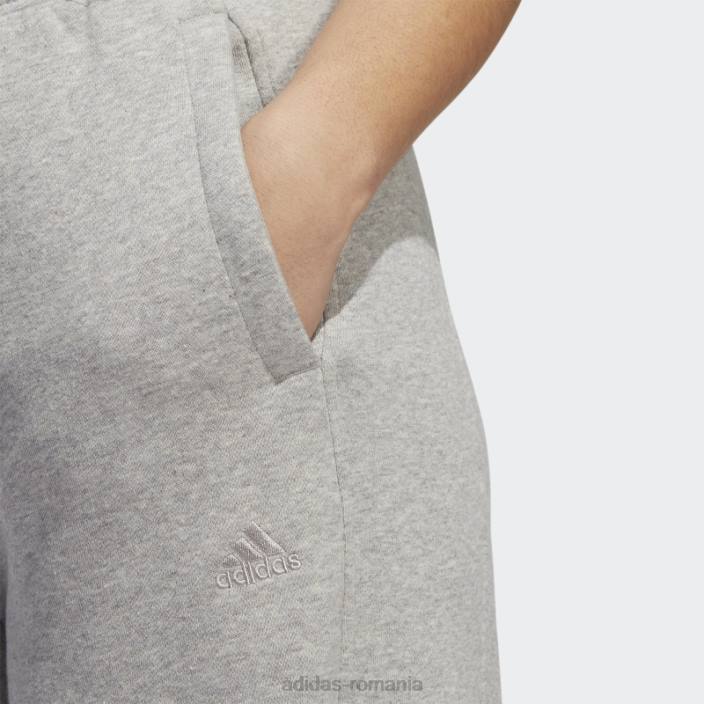 Adidas all szn fleece pantaloni largi gri mediu adidas femei gri mediu 2JBN23940