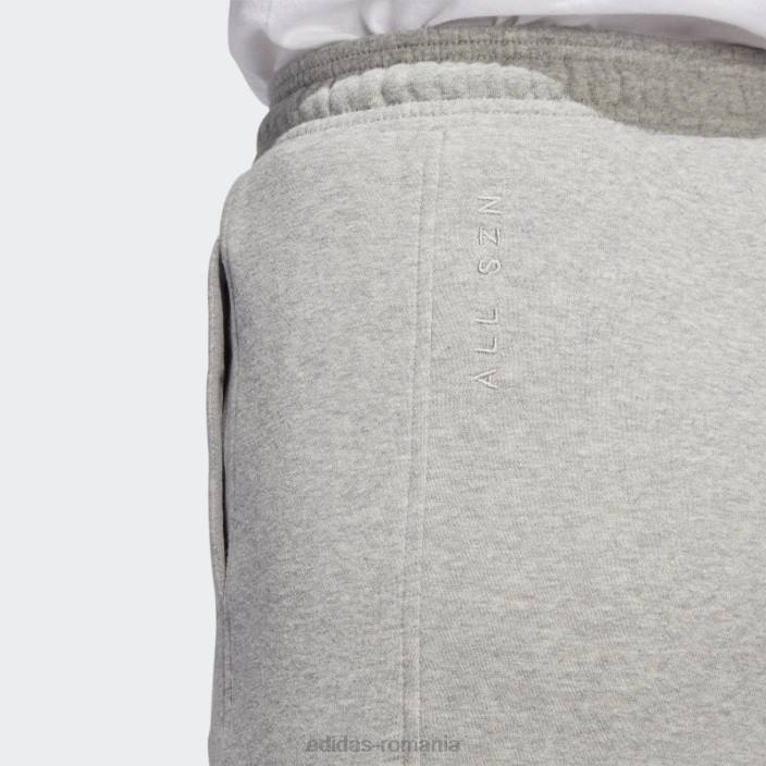 Adidas all szn fleece pantaloni largi gri mediu adidas femei gri mediu 2JBN23940