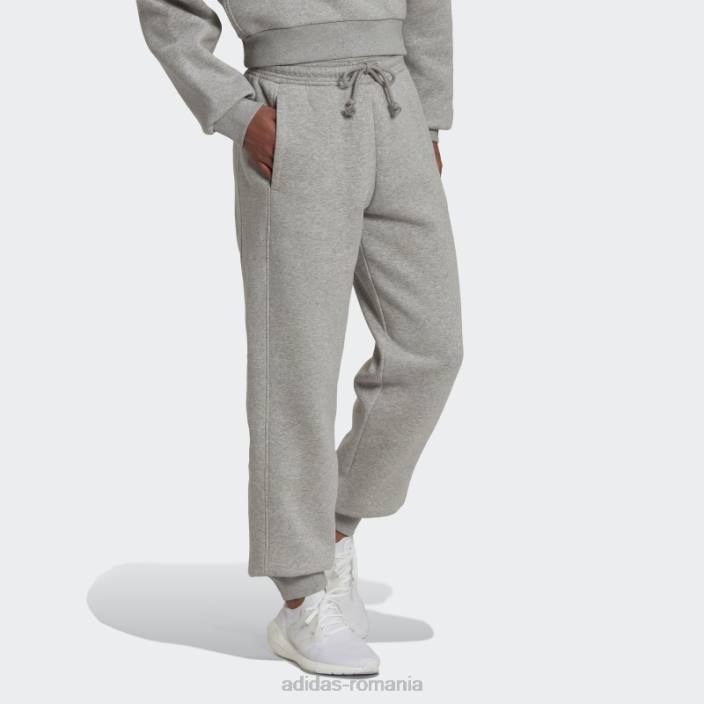 Adidas all szn pantaloni fleece gri mediu adidas femei gri mediu 2JBN23982