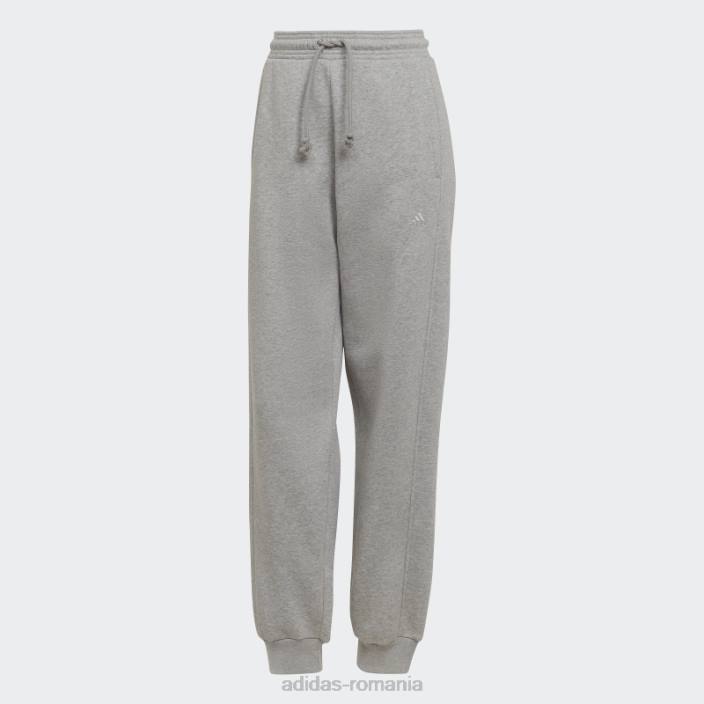 Adidas all szn pantaloni fleece gri mediu adidas femei gri mediu 2JBN23982