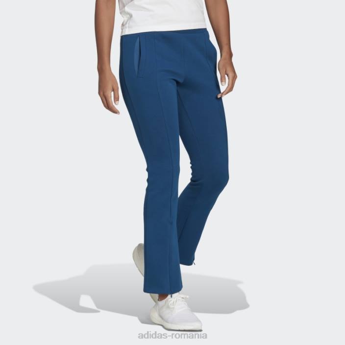 Adidas icoane viitoare insignă de sport pantaloni evazați marine femei marin 2JBN23827