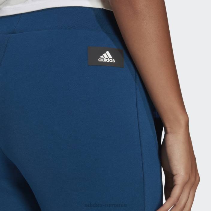 Adidas icoane viitoare insignă de sport pantaloni evazați marine femei marin 2JBN23827