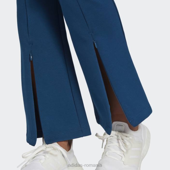 Adidas icoane viitoare insignă de sport pantaloni evazați marine femei marin 2JBN23827