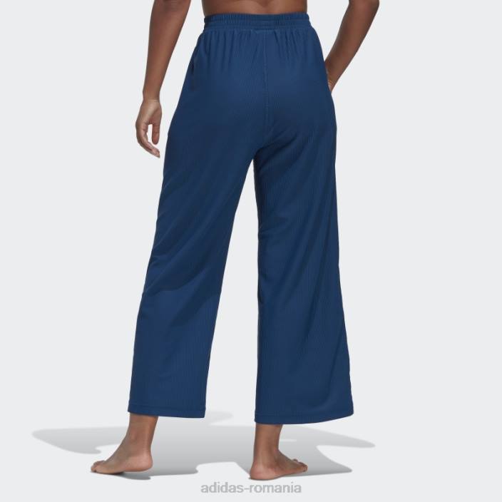 Adidas pantaloni adidas 7/8 cu picioare mari aeroready studio femei marin 2JBN23829