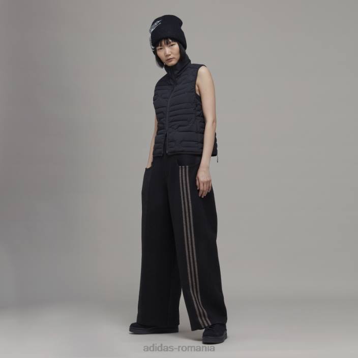 Adidas pantaloni adidas cu 3 dungi cu picioare largi femei2JBN10272