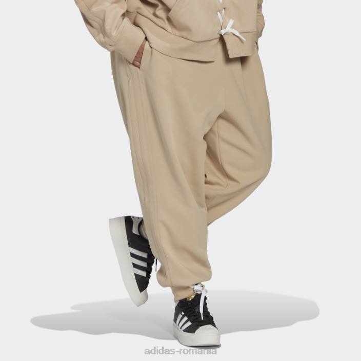 Adidas pantaloni cu dantelă bej întotdeauna originali (plus mărime) femei bej 2JBN23267