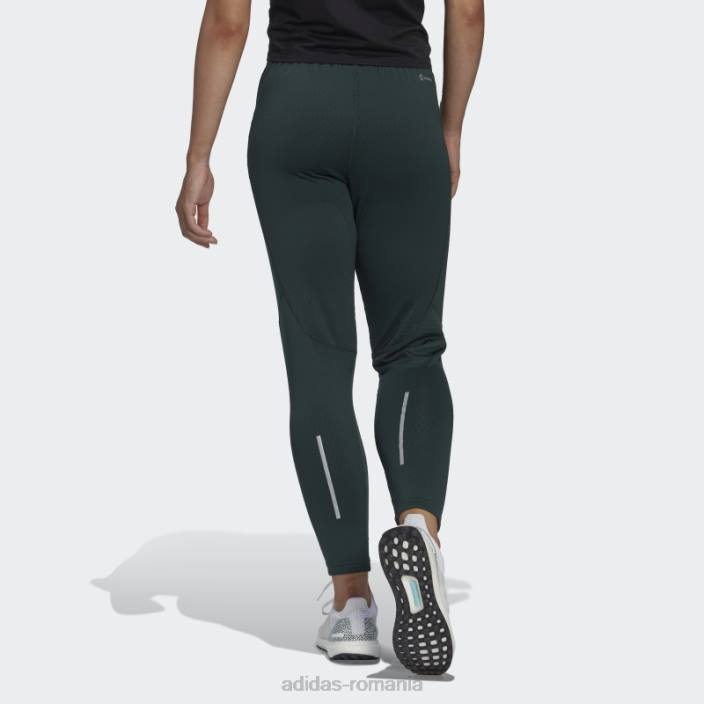 Adidas pantaloni de alergare din fleece x-city verzi femei verde 2JBN23959