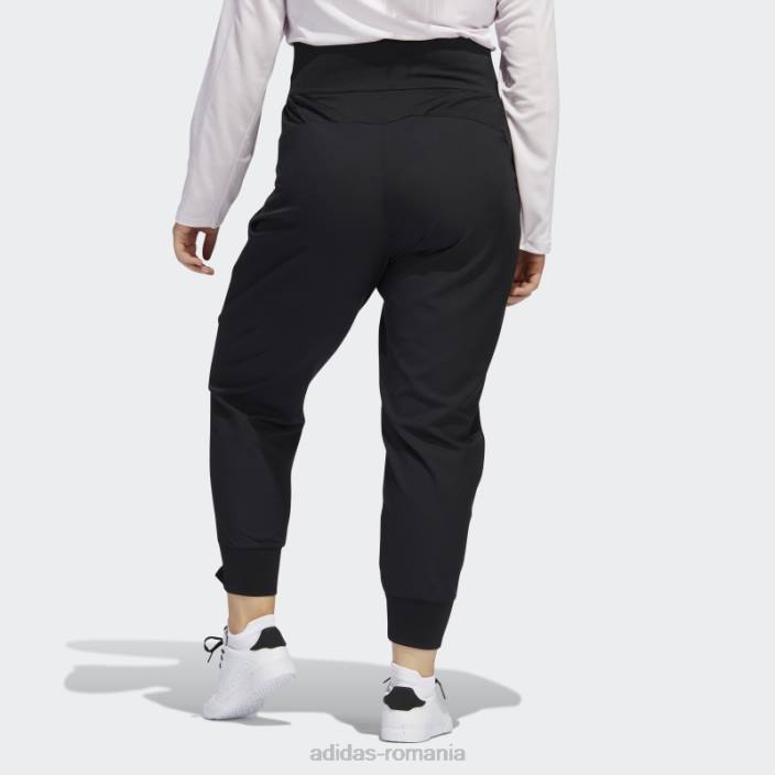 Adidas pantaloni de jogger esențiali negri (plus mărime) femei negru 2JBN23290