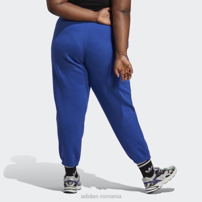 Adidas pantaloni de jogging fleece blue essentials (mărime plus) femei albastru 2JBN23320