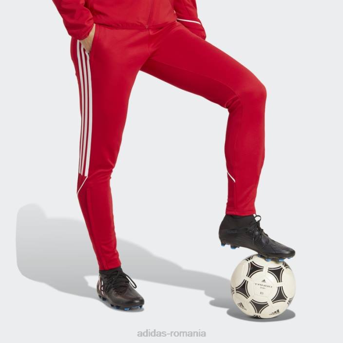 Adidas pantaloni de liga rosu tiro 23 femei roșu 2JBN24112