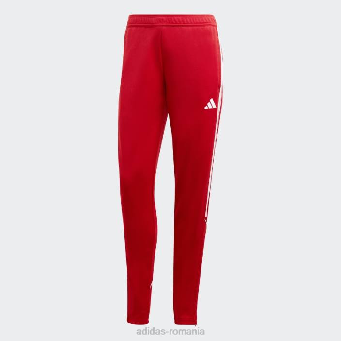 Adidas pantaloni de liga rosu tiro 23 femei roșu 2JBN24112