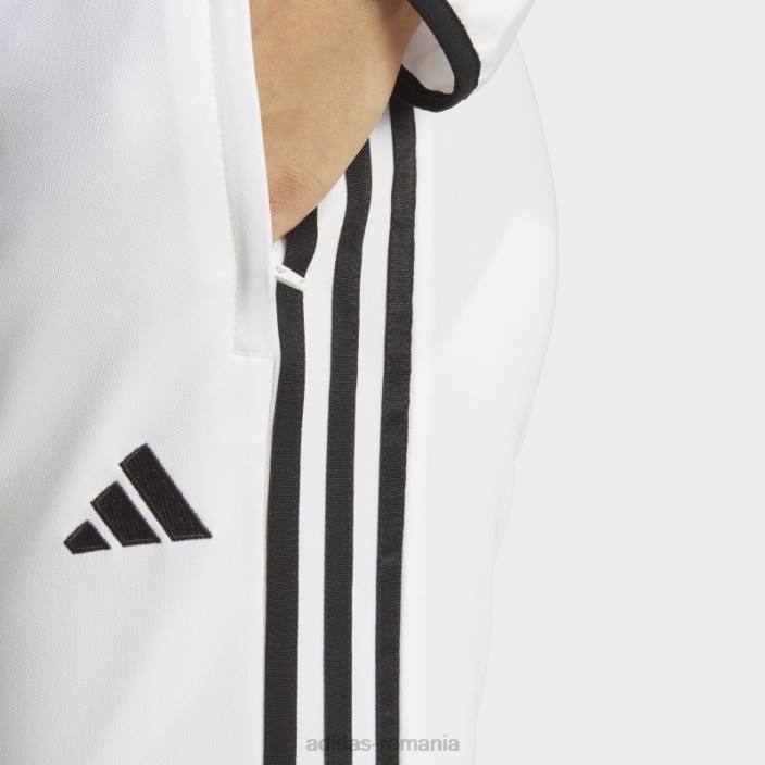 Adidas pantaloni de liga tiro 23 alb fierbinte femei alb 2JBN23941
