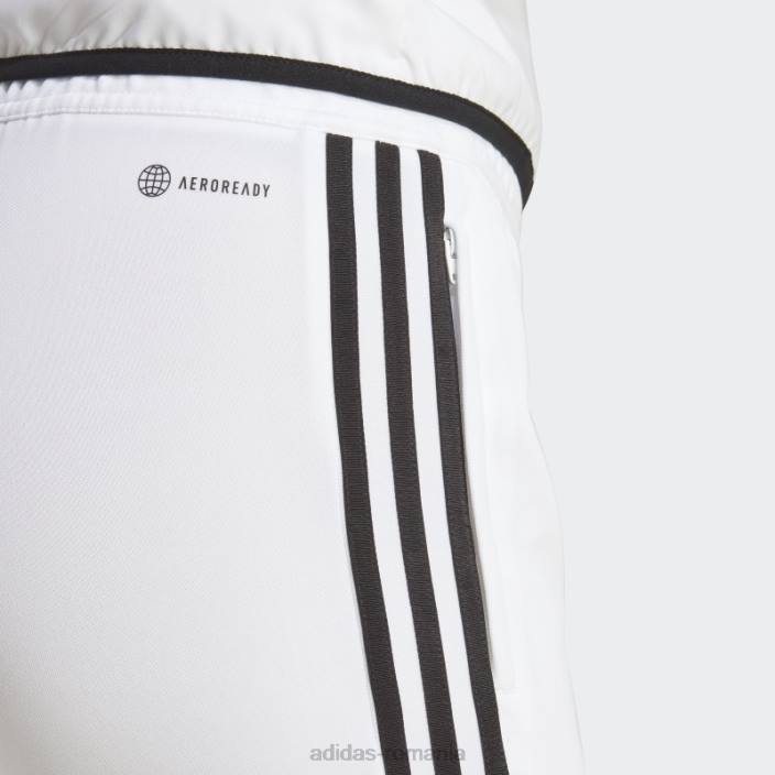 Adidas pantaloni de liga tiro 23 alb fierbinte femei alb 2JBN23941